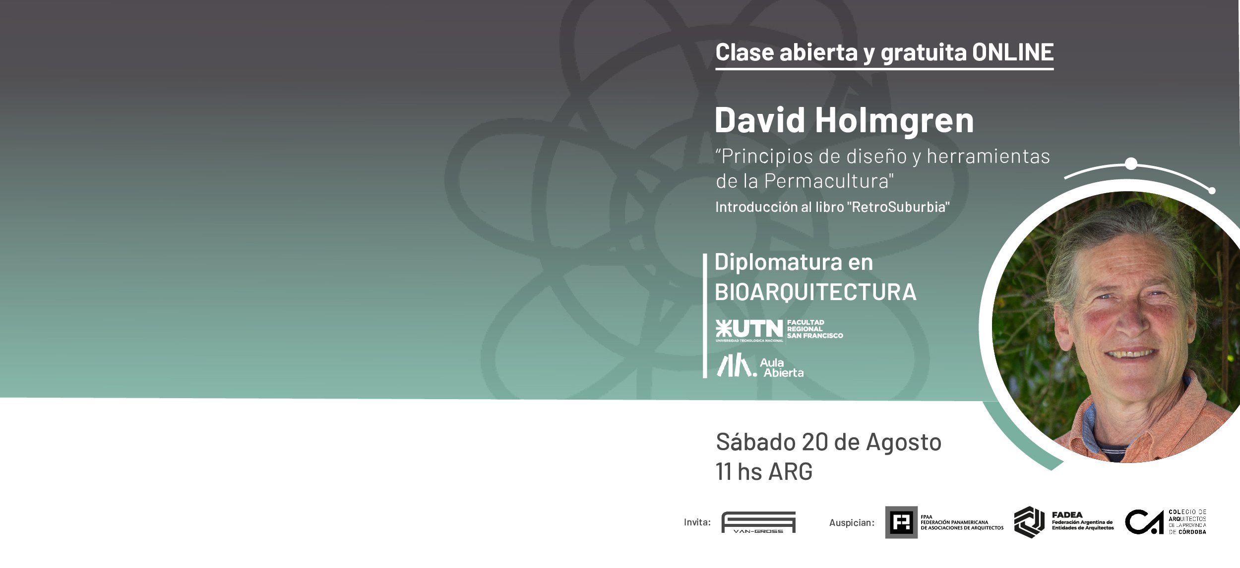 CLASE ABIERTA Y GRATUITA CON DAVID HOLMGREN